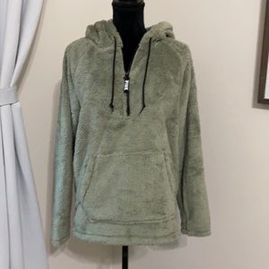 PINK Teddy 1/2-Zip Pullover